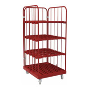 HMH rolltainer® 1450 KU 724 x 815 mm 3-seitig rot-4