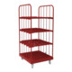 HMH rolltainer® 1450 KU 724 x 815 mm rot 2-seitig