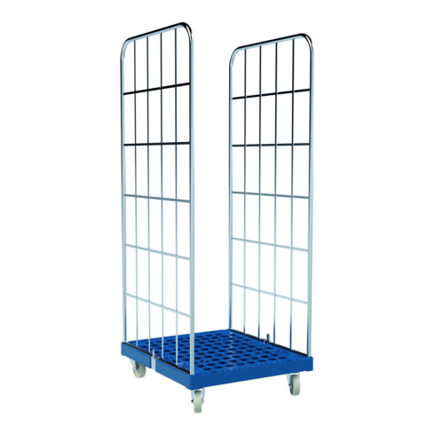HMH rolltainer® 1650 KU 724 x 815 mm blau 2-seitig Cr 3