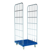 HMH rolltainer® 1650 KU 724 x 815 mm blau 2-seitig Cr 3-1