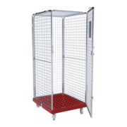 HMH rolltainer® ADB 1600 KU rot 724 x 815 mm 5-seitig 1 Tür Cr 3-1