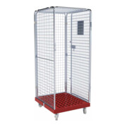 HMH rolltainer® ADB 1600 KU rot 724 x 815 mm 5-seitig 1 Tür Cr 3-3