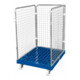 HMH rolltainer® Rollbehälter ADB 1020 KU blau 724 x 815 mm 3-seitig Cr 3