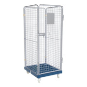 HMH rolltainer® Rollbehälter ADB 1600 KU blau 724 x 815 mm 1 Tür Cr 3-1