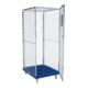 HMH rolltainer® Rollbehälter ADB 1600 KU blau 724 x 815 mm 5-seitig 1 Tür