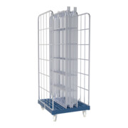 HMH rolltainer® Rollplatte 1650 mit Stecksystem blau 724 x 815 mm 2-seitig-2