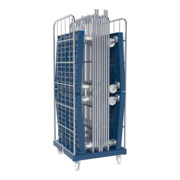 HMH rolltainer® Rollplatte 1650 mit Stecksystem blau 724 x 815 mm 2-seitig-4