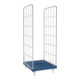 HMH rolltainer® Rollplatte 1650 mit Stecksystem blau 724 x 815 mm 2-seitig