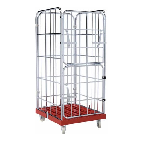 HMH rolltainer® Transportwagen 1460 KU rot 724 x 815 mm klappbar Cr 3