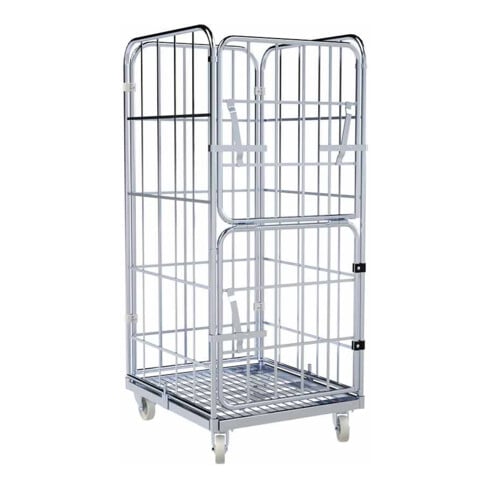 HMH rolltainer® Transportwagen 1460 ME 710 x 800 mm 4-seitig klappbar Cr 3