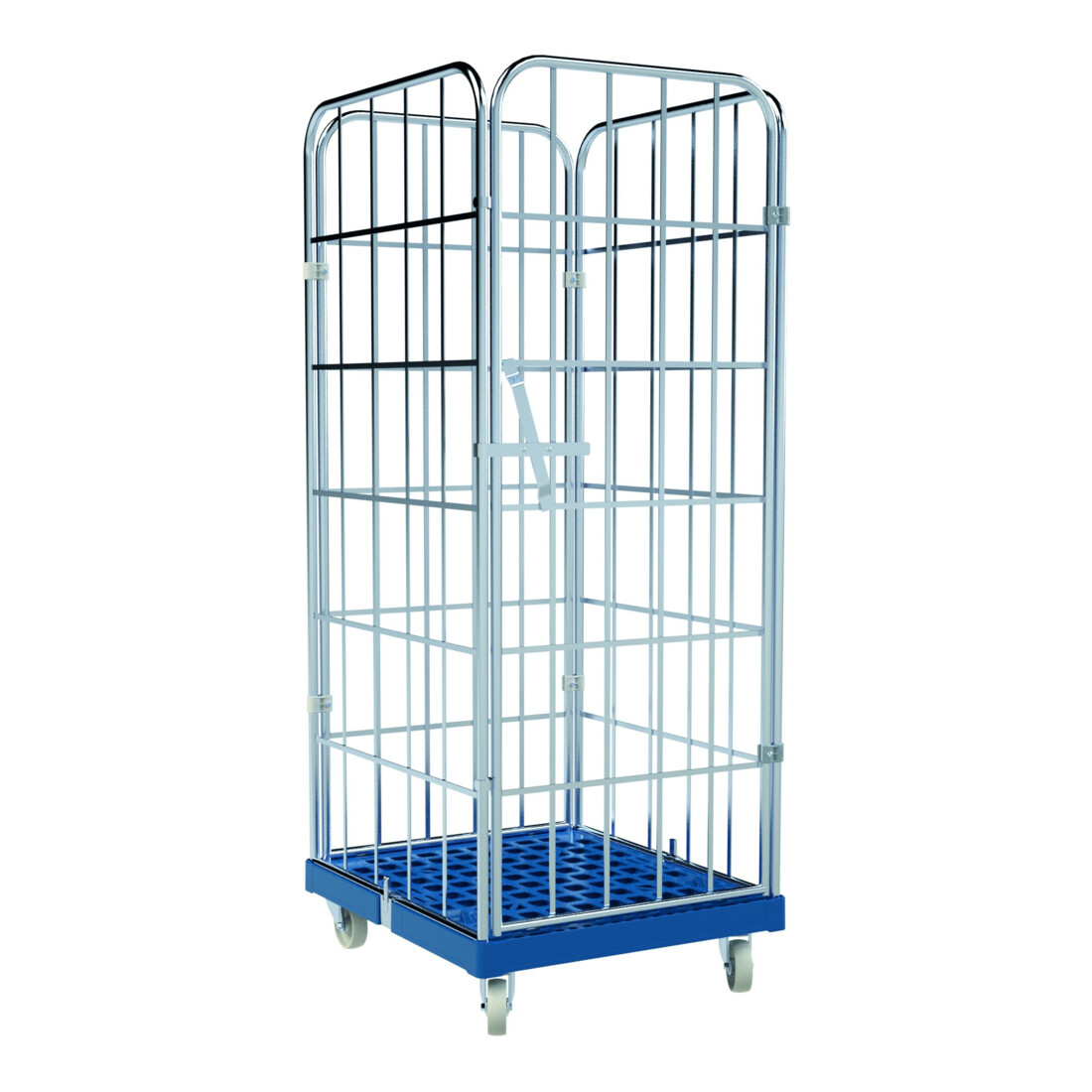 HMH rolltainer® Transportwagen 1650 KU blau 724 x 815 mm 4-seitig Cr 3