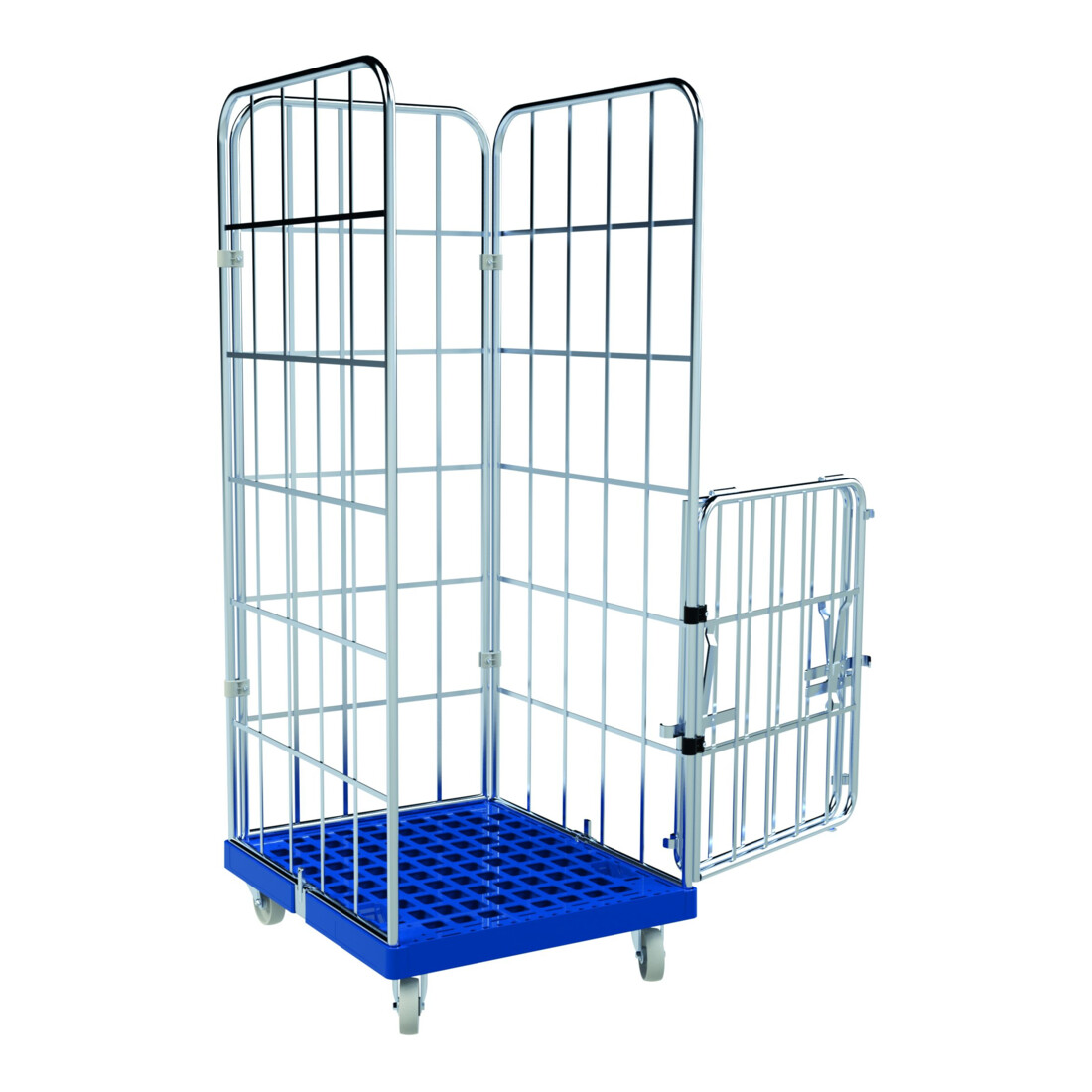 HMH rolltainer® Transportwagen 1650 KU blau 724 x 815 mm klappbar Cr 3