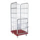 HMH rolltainer® Transportwagen 1650 KU rot 724 x 815 mm klappbare Vorderwand Cr 3