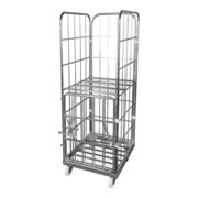 HMH rolltainer® Transportwagen 1650 ME 710 x 800 mm klappbare Vorderwand Cr 3-3