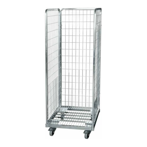 HMH Stahlrollbehälter 1490 600 x 600 mm 3-seitig Cr 3