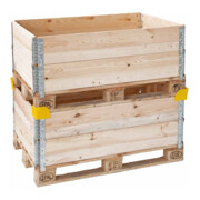 HMH Stapelecke KU für Holzaufsatzrahmen 4 Stück gelb-3