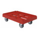 HMH Transportroller B410xT610 mm rot Traglast 300kg