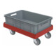 HMH Transportroller B410xT610 mm rot Traglast 300kg