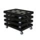 HMH Transportroller BASIC KU RC 612 x 814 schwarz ø 100 TPE 2 Lenkrollen 2 Bockrollen