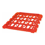 HMH Zwischenboden KU rot für rolltainer® 724 x 815 mm 4-seitig