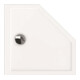 Hoesch 5-Eck-Duschwanne Samar weiß, 90x90x3cm, ultraflach-1