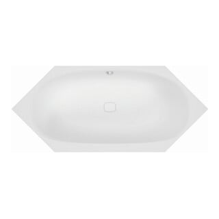 Hoesch 6-Eck-Badewanne iSENSI 190x90cm, weiß