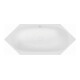Hoesch 6-Eck-Badewanne iSENSI 205x105cm, weiß-1