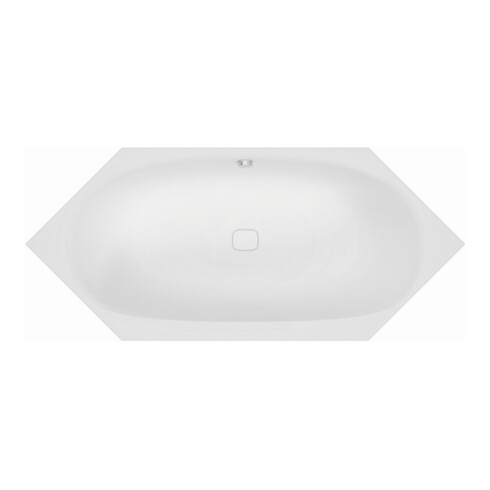Hoesch 6-Eck-Badewanne iSENSI 205x105cm, weiß