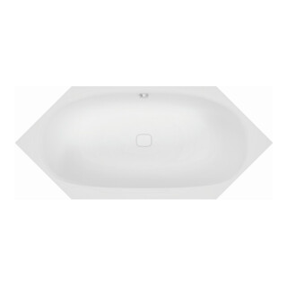 Hoesch 6-Eck-Badewanne iSENSI 205x90cm, weiß