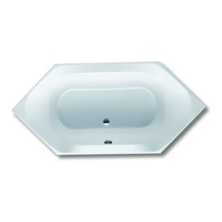 Hoesch 6-Eck-Badewanne Spectra weiß, 180x80cm, 157 l