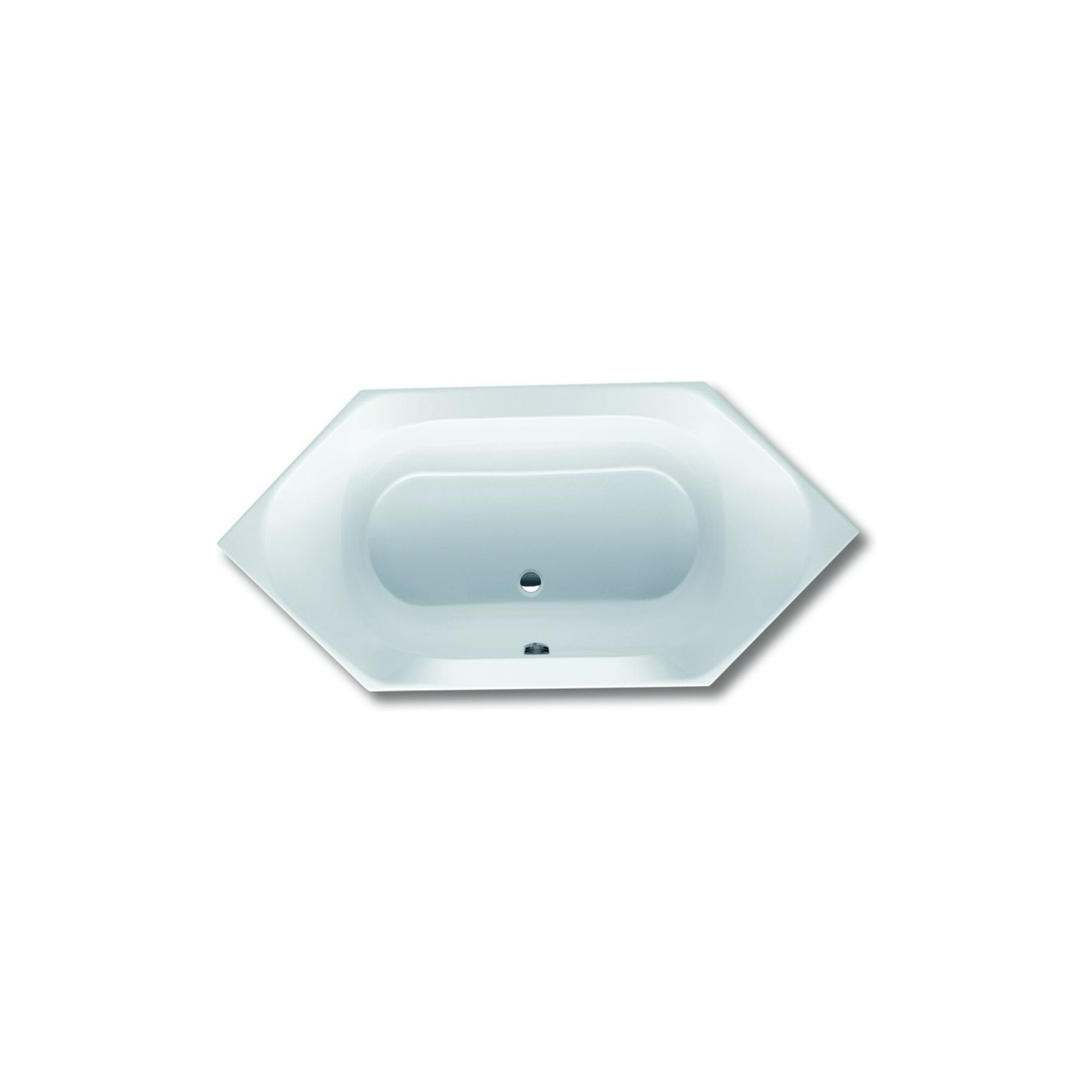 Hoesch 6-Eck-Badewanne Spectra weiß, 180x80cm, 157 l