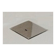 Hoesch Ablaufarmatur Thasos d 90mm, m quadratischer Abd., verchromt