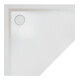 Hoesch Bac à douche minéral 5 pans Muna 100x100x3 cm, blanc mat, Soliq., antidérapant-1