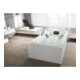 Hoesch Badewanne Ergo+ 207,5 x 107,5 cm verchromt weiß