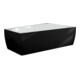 Hoesch Badewanne iSENSI Trapez 150x100cm, R, 1- Üb.- + AL, c, schw.-we.-1