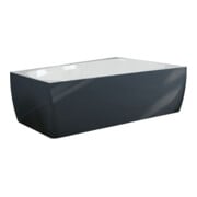 Hoesch Badewanne iSENSI Trapez 170x100cm, R, Üb.- + AL, w, schiefg-w