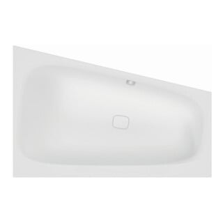 Hoesch Badewanne iSENSI Trapez 170x100cm, rechts, weiß