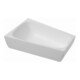 Hoesch Badewanne iSENSI Trapez 180x120cm, li, 1- Üb.- + Abl, weiß, weiß-1
