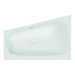 Hoesch Badewanne iSENSI Trapez 180x120cm, links, weiß
