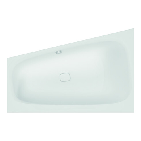 Hoesch Badewanne iSENSI Trapez 180x120cm, links, weiß