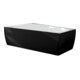 Hoesch Badewanne iSENSI Trapez 180x140cm, L, Üb.- + Abl, we., schw.-we.-1