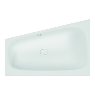 Hoesch Badewanne iSENSI Trapez 180x140cm, links, weiß