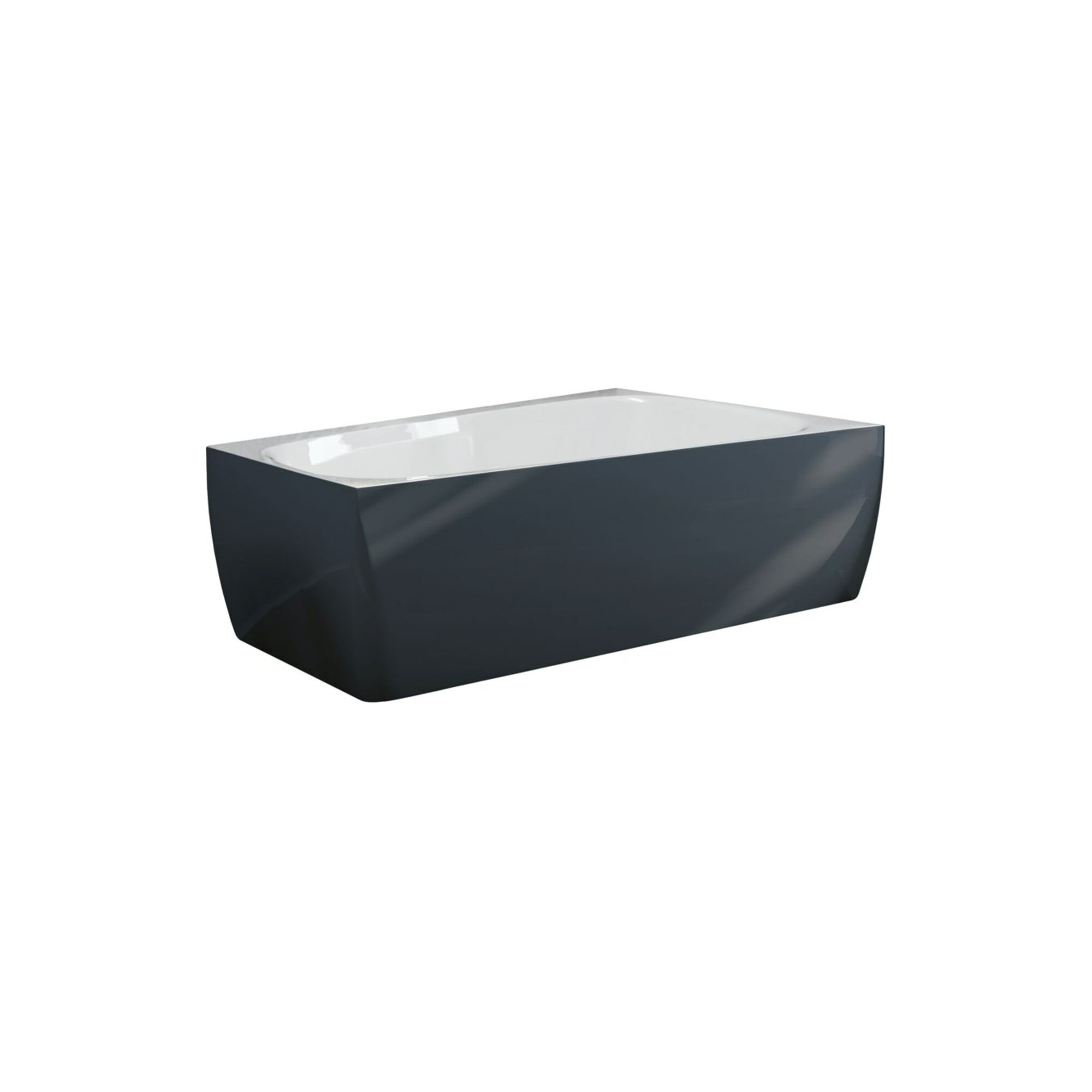 Hoesch Badewanne iSENSI Trapez 180x140cm, R, 1- Üb.- + AL, w, schiefg-w