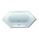 Hoesch Baignoire hexagonale Spectra blanche, 180x80 cm, 157 l-1