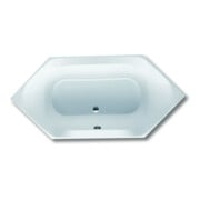 Hoesch Baignoire hexagonale Spectra blanche, 180x80 cm, 157 l