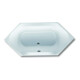 Hoesch Baignoire hexagonale Spectra blanche, 190x90 cm, 220 l-1