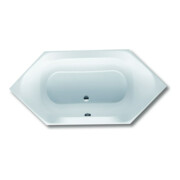 Hoesch Baignoire hexagonale Spectra blanche, 190x90 cm, 220 l