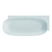 Hoesch Baignoire îlot LABRILLIANTE ÜL-Gar. Com, blanc incliné, 180x80 cm, droite-4