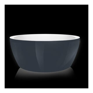 Hoesch Baignoire ronde Monolith d 150 cm, ÜLS + Kli/Kla, blanc incliné