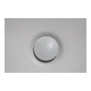 Hoesch Bouchon de vidange blanc mat, avec collerette
